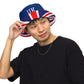 Cappello Union Jack / Cappello UK / Cappello da pescatore reversibile