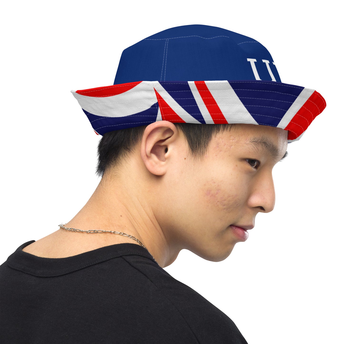Union Jack hoed/UK hoed/omkeerbare emmer hoed