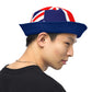 Union Jack hoed/UK hoed/omkeerbare emmer hoed