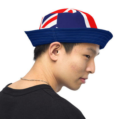 Chapeau Union Jack / Chapeau seau réversible