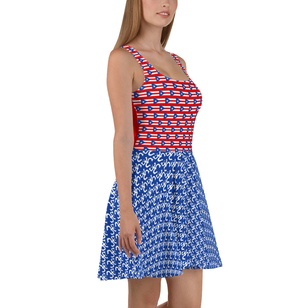 Patriotic Puerto Rican Dress