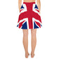 British flag A-line skirt