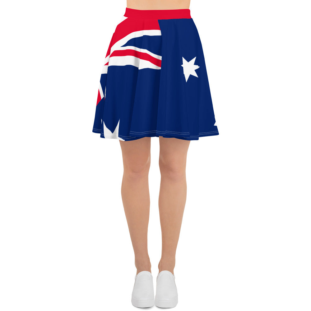 Australian flag print skirt