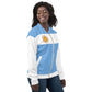 Bomberjack met vlag van Argentinië / Unisex kledingstijl Argentinië