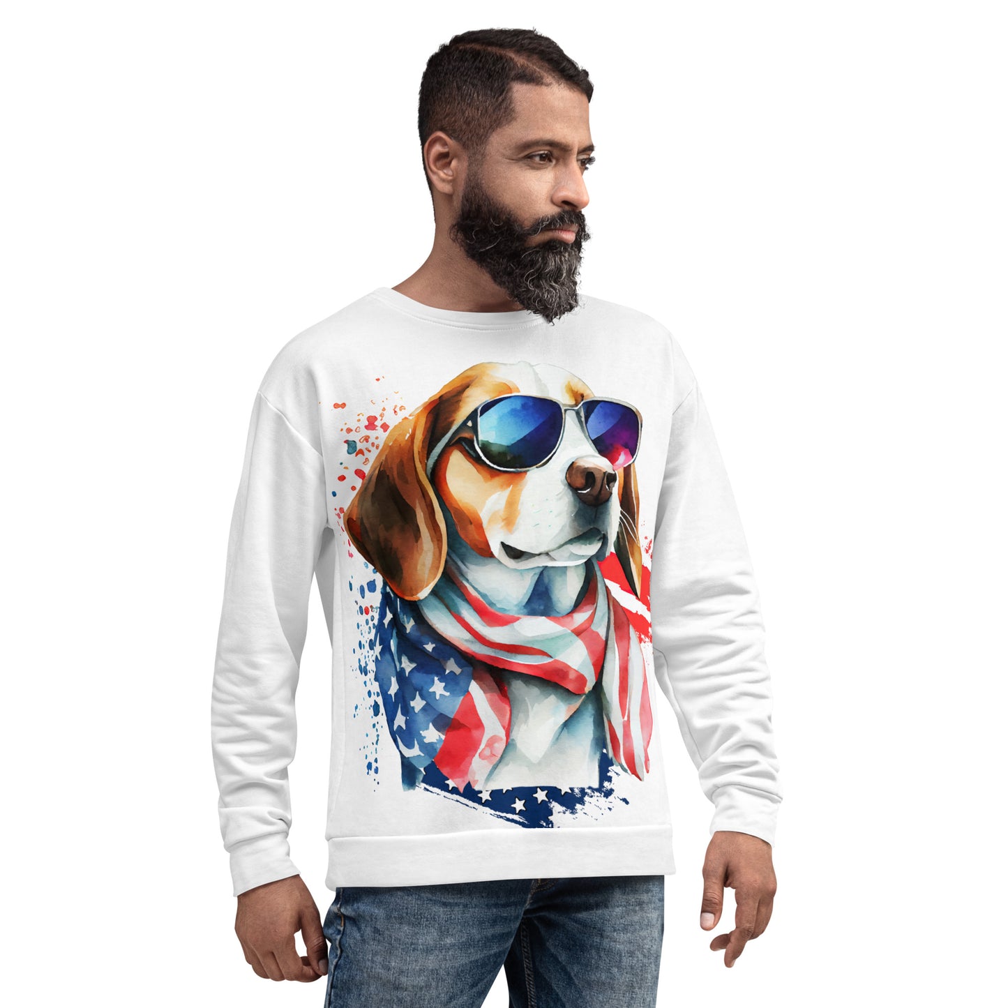 Dog Sweater US Patriotic Colors
