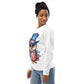 Patriotic Owl Lover's Sweatshirt / USA Colors Owl Sweatshirt For Owl Enthusiasts