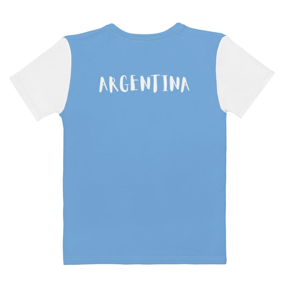 Argentinien-Shirt / Argentinien-Flaggen-Shirt / Argentinien-Fußball-Shirt / Frauen-Shirt
