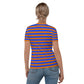 Sunny Style: Blue Orange Striped Shirt