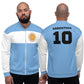 Argentijnse jas / Uniseks Argentijnse kledingstijl / kleuren van de Argentijnse vlag