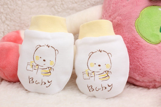 Safeguard Your Baby's Skin with Soft &amp; Adorable Anti-Scratch Face Gloves