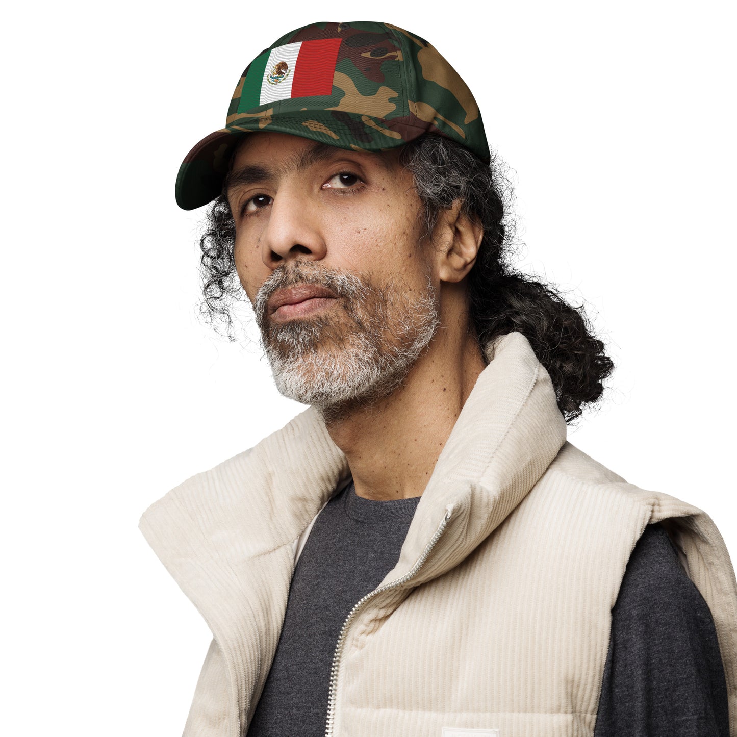 Celebrate Mexico with This Embroidered Dad Hat, camouflage color