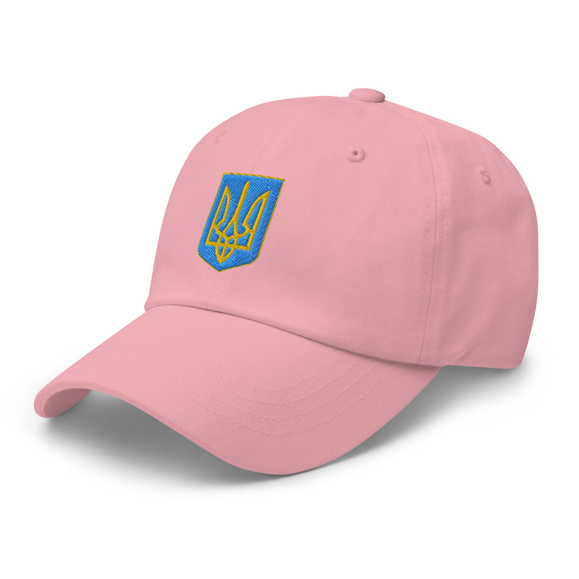 Embroidered Ukraine pink Dad Hat