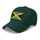 Green dad hat for showing Jamaican pride