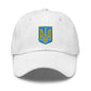 Get your Embroidered Ukraine white Dad Hat today