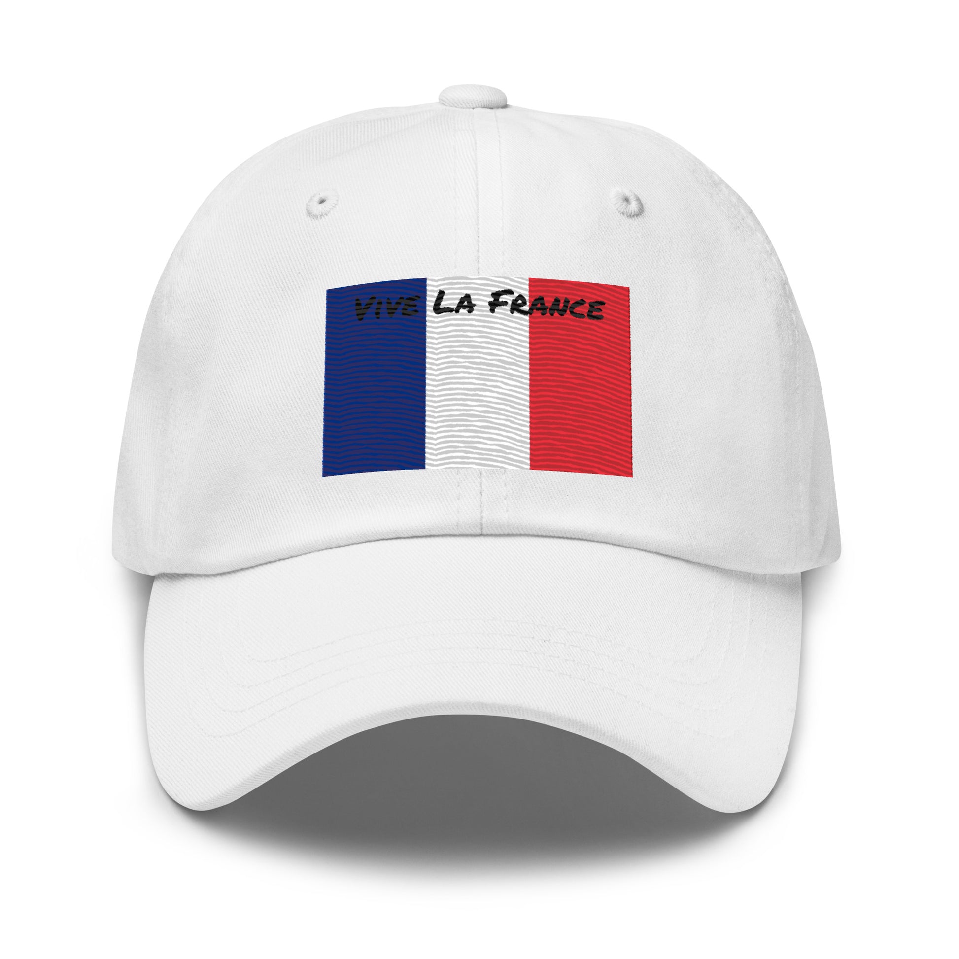 Shop French Flag Dad Hats - Embroidered Design