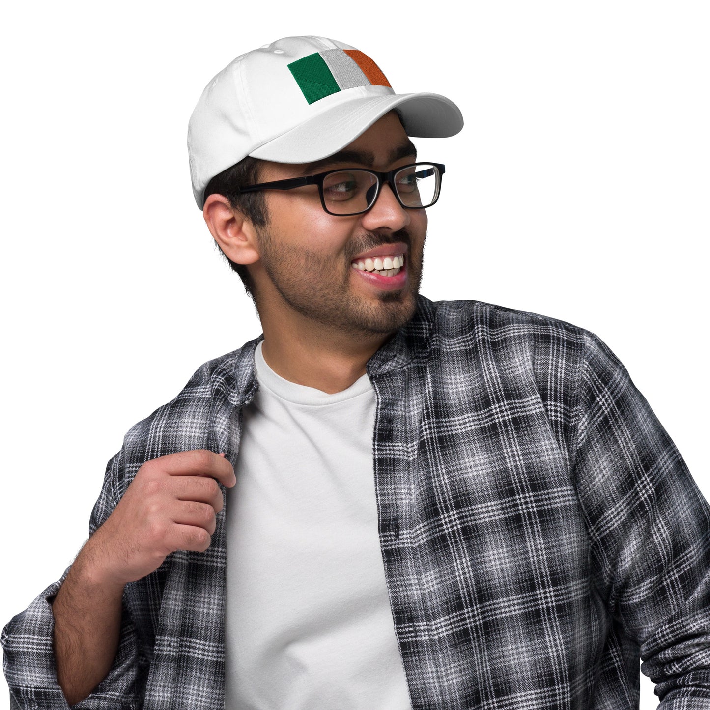 Irish Flag Embroidered Dad Hat