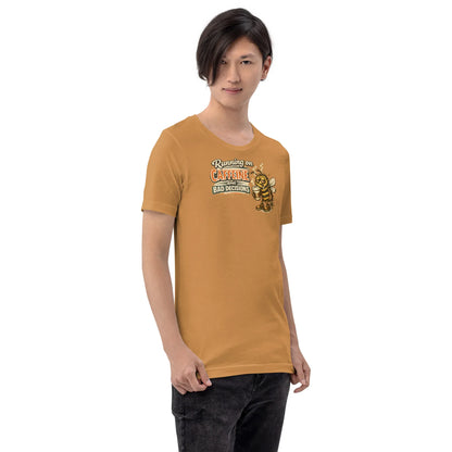 coffee humor t shirt with vintage style print