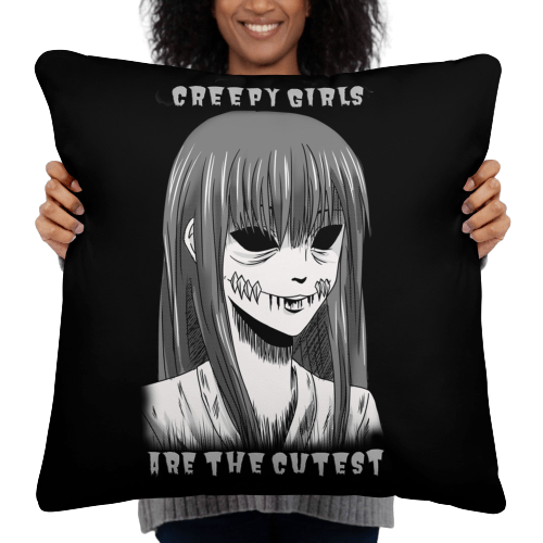 Alt Gift / Soft Goth Gift / Creepy Pillow / Soft Goth Accessory