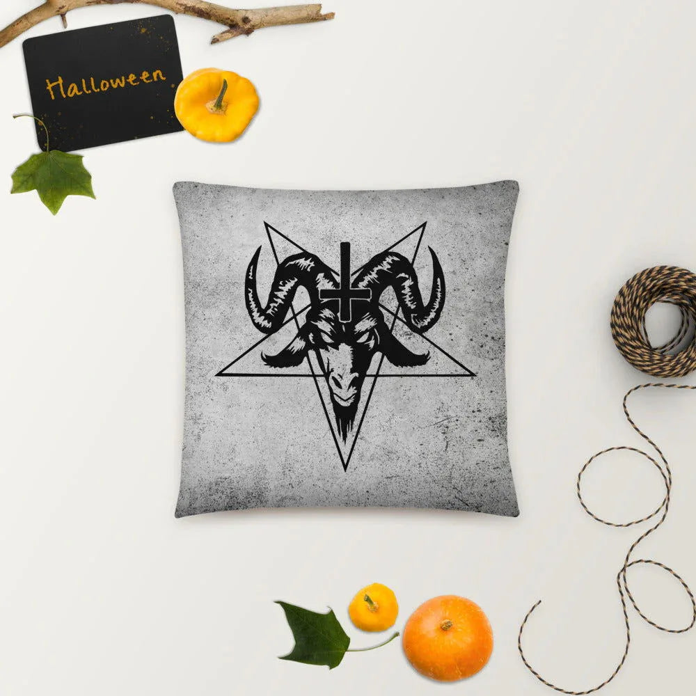 dark gothic throw pillow