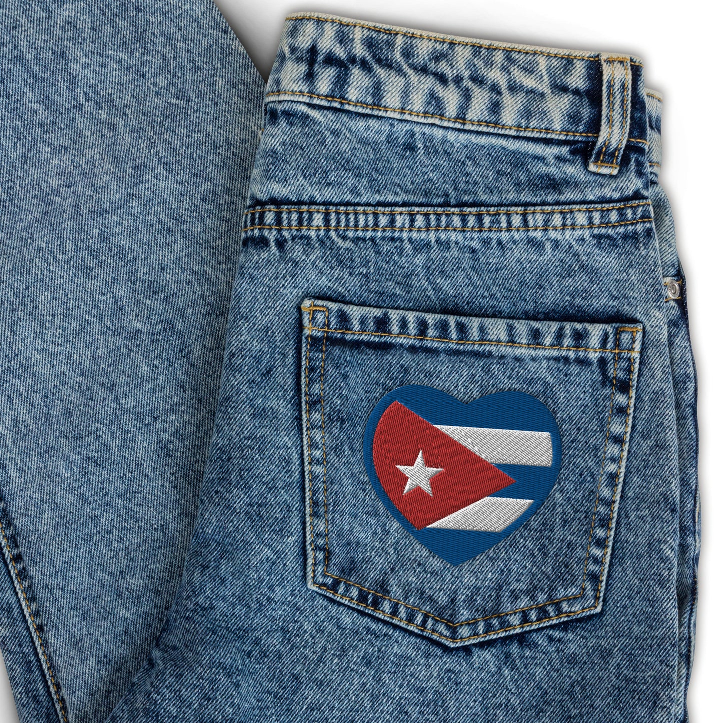 High-quality Cuba flag patch