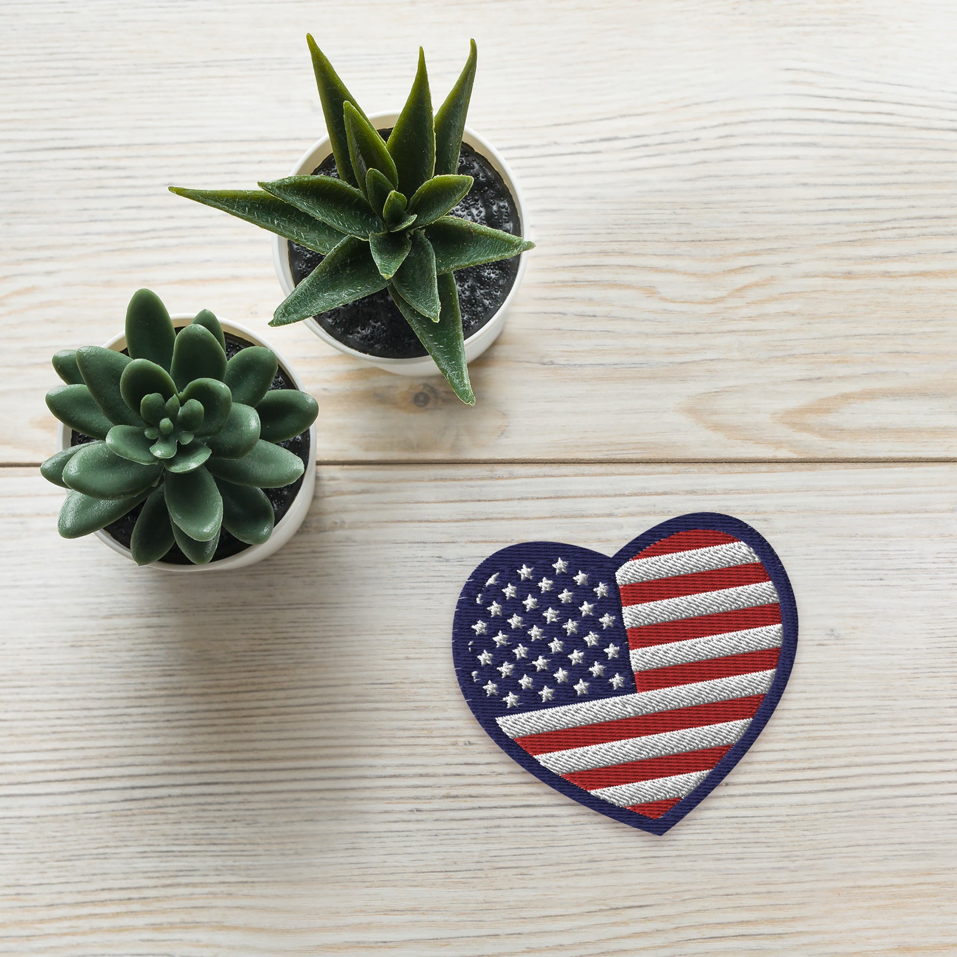 This Heart-Shaped US Flag Patch Is the Perfect Way to Show Your Love for America