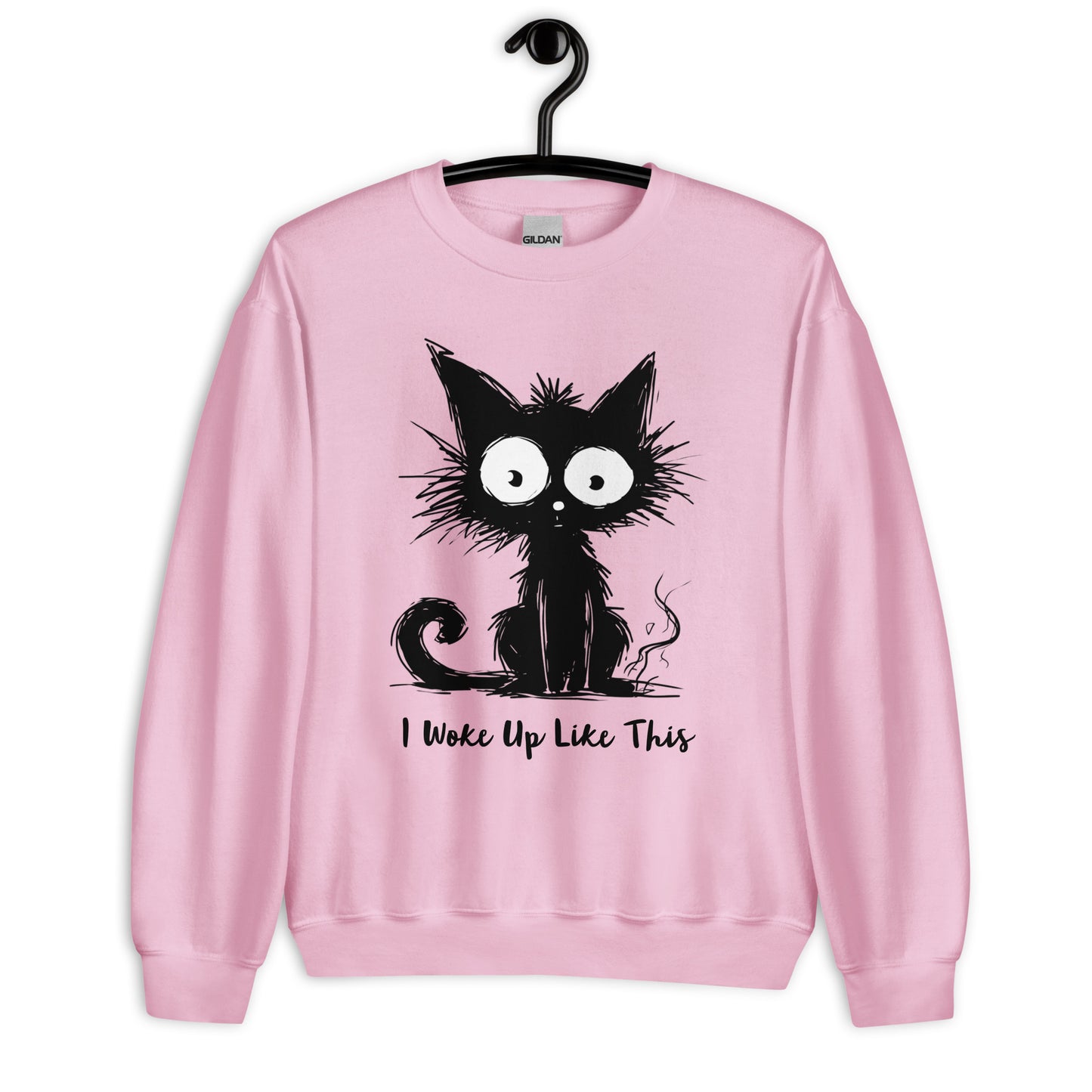 funny cat lover sweater black cat