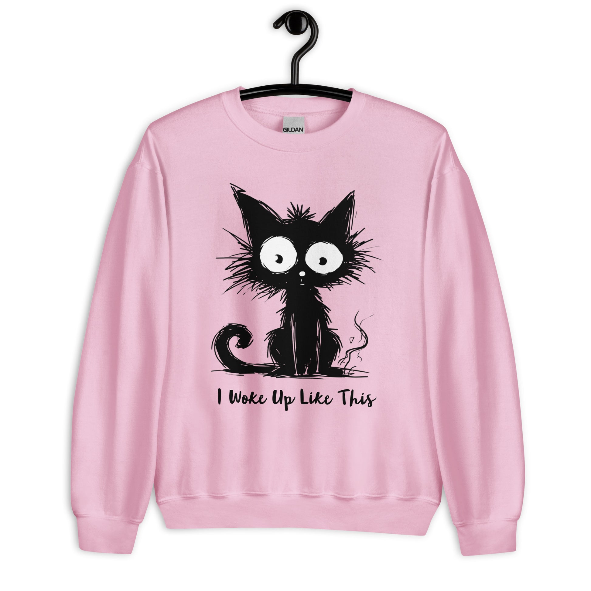 funny cat lover sweater black cat