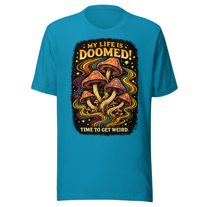 funny mushroom graphic t-shirt unisex soft cotton