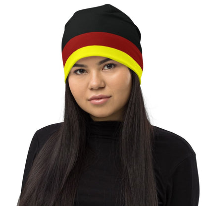 German flag beanie for football fans and national team supporters