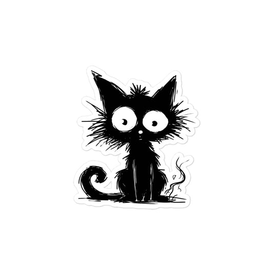 gift idea for cat lovers sticker