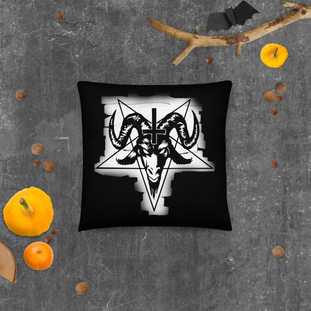 goth room decorative pillow