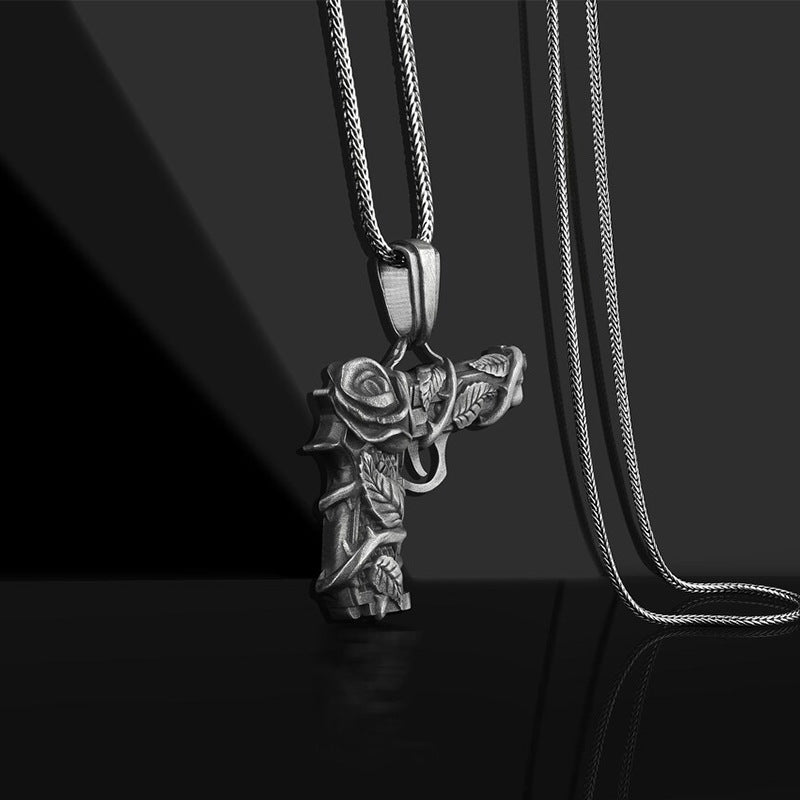 gothic gun necklace for women