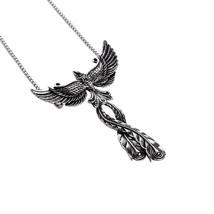 gothic phoenix necklace