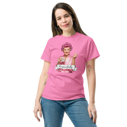 grandma middle finger t shirt funny design