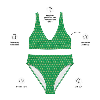 green bikini set