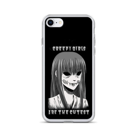 Alt iPhone-hoesje / Soft Goth Lover / Griezelig meisje Print