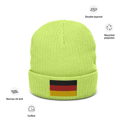 light green beanie