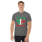 Charcoal Color Italy Tshirt Mens Classic Style / Muscle Tshirt