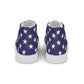 Cool High Top Sneakers With American Flag Print