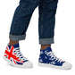 Canvas Sneakers For Men With UK Print
