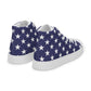Cool High Top Sneakers For Men With American Flag Print