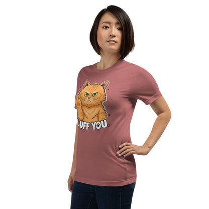 playful cat graphic t-shirt