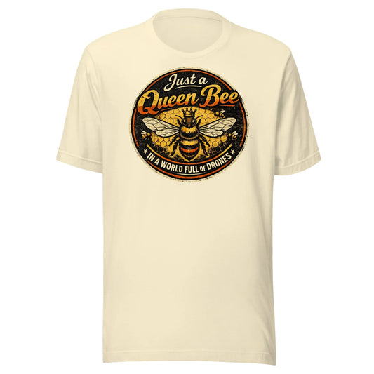 queen bee vintage graphic t shirt for women