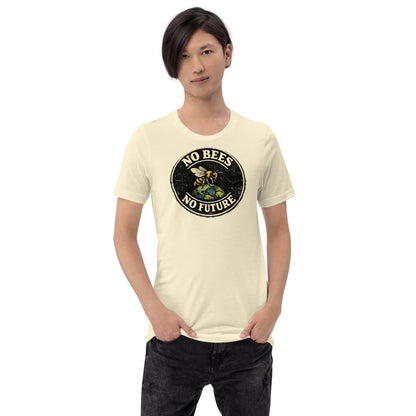 soft cotton eco friendly t-shirt bee illustration