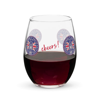 Verre à vin britannique avec Big Ben Londres