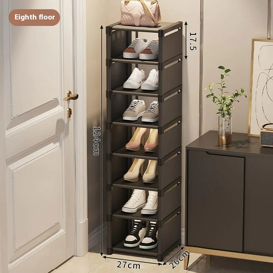 black-sturdy-shoe-storage-solution-for-small-spaces-7-layers