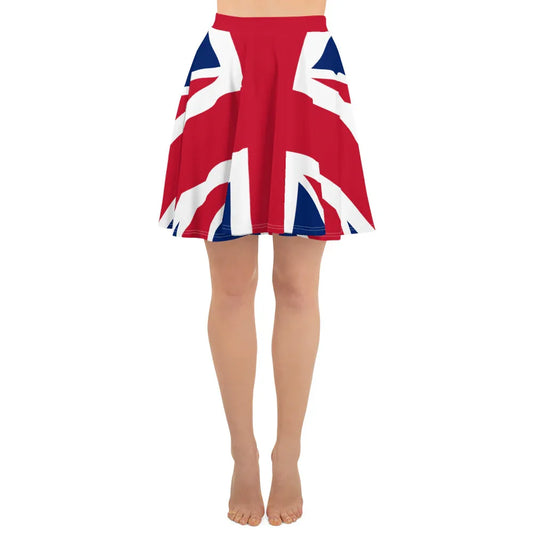 UK flag mini skirt with Union Jack pattern