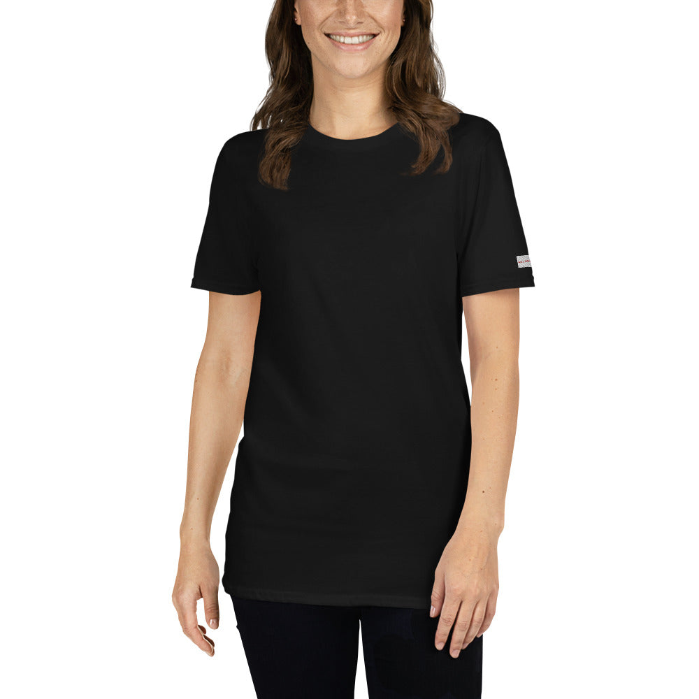 Black Short-Sleeve Unisex Free Tshirt