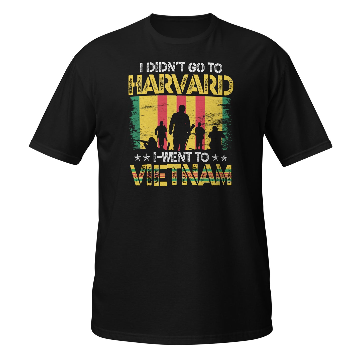 Black Vietnam War Shirt / I Went To Vietnam 