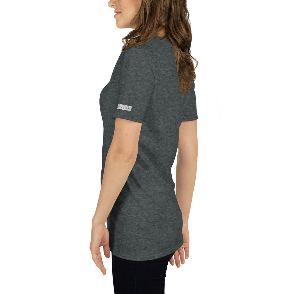 Dark Grey Short-Sleeve Unisex Free Tshirt